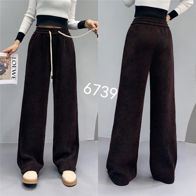 加绒阔腿裤，其它，帝瀛 DY