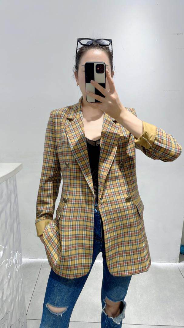 秋季新品格子西服外套，其它，得到THETHAT