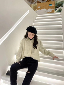 磨毛加厚加绒衬衫图片
