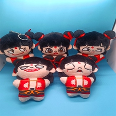 哪吒可爱精品毛绒挂件四寸公仔小尺寸超萌挂件