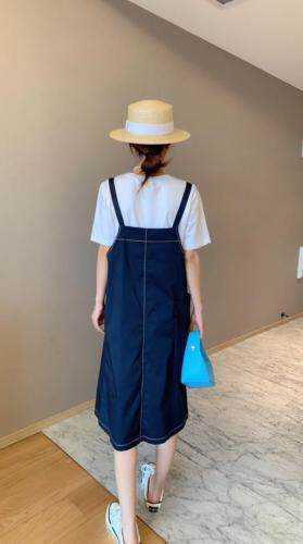 夏季两件背带连衣裙，女装连衣裙，斐媞梦 FTM