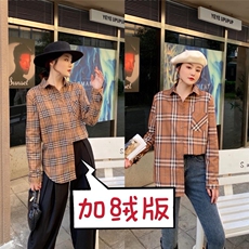 冬装加绒加厚衬衫，女装衬衫，坚持到底