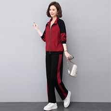 运动服套装女春秋2024年春秋装新款时尚洋气减龄卫衣休闲两件套，女装套装/套裙，涵誉