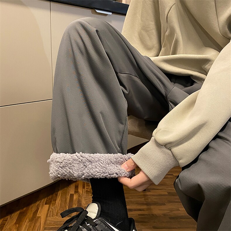冬季羊羔绒加绒防水防风休闲裤715-6-BX21P55(控78）,男装休闲裤,星座715-6