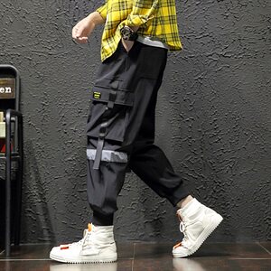 黑墙灰色春夏薄款束脚休闲工装裤 A061-1302-P50控价不要低于88图片