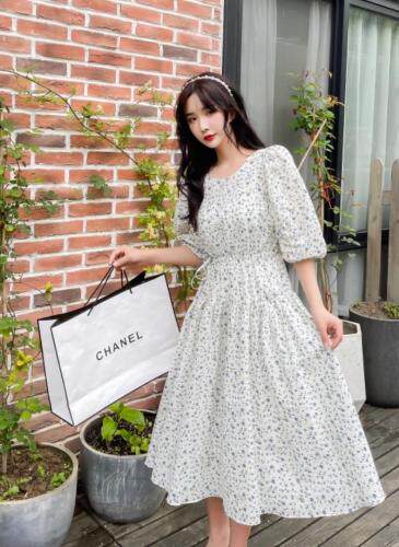 碎花连衣裙，女装连衣裙，秀禾