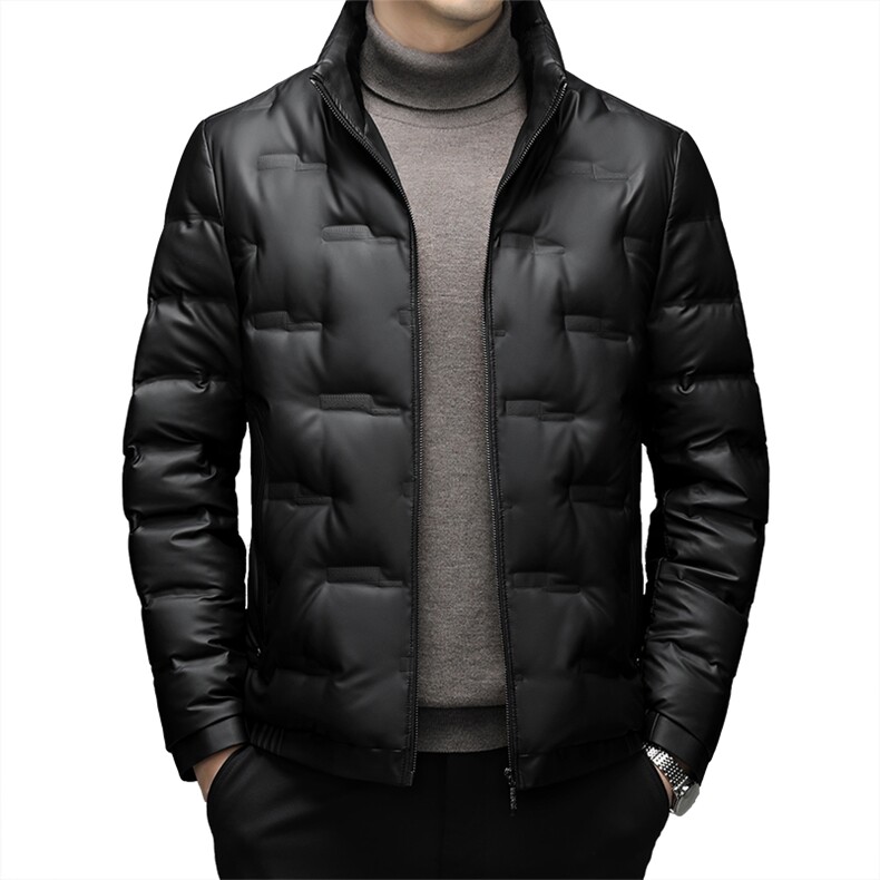 DF22128钱塘2020-2中年男士冬季厚款时尚休闲简约羽绒服P270,男装羽绒服,钱塘207-2