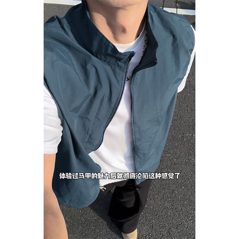 新款防水男女骑行登山大码机能风运动背心马甲MJ5273-特P45控88，男装背心/马甲，电商A001-1