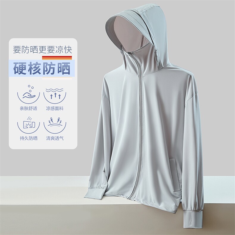 【UPF50+防晒衣】男夏季冰感透气外套 X5458-TP45 控价78图片