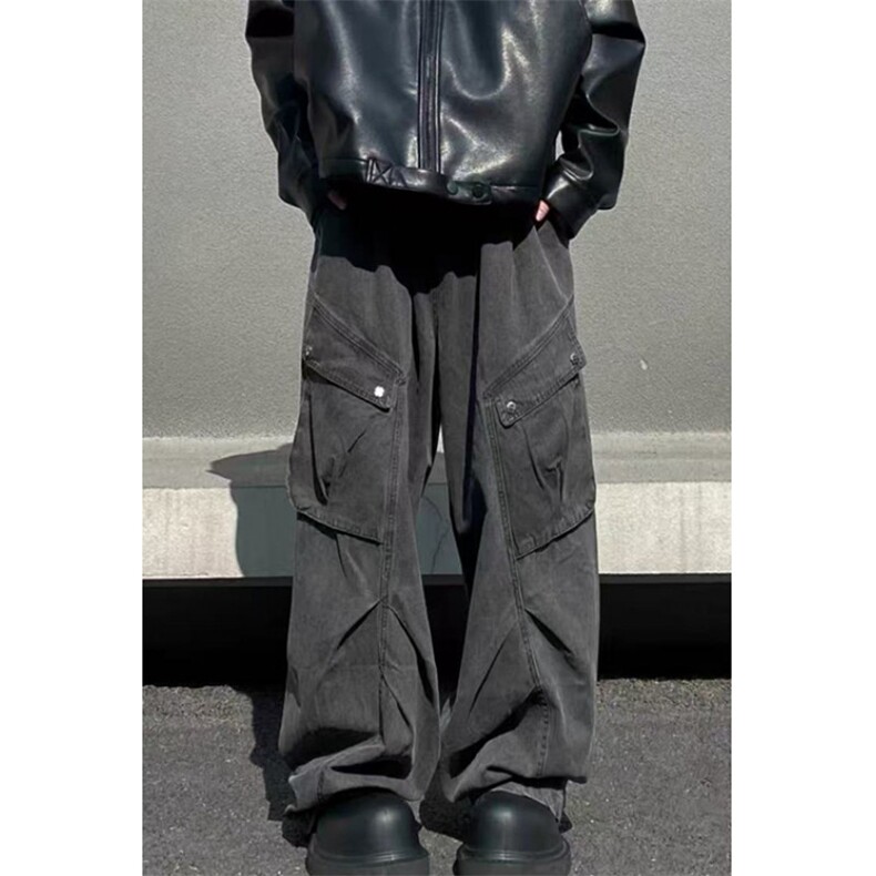 青少年阔腿休闲裤190超长版冲锋裤登山裤工装裤KA617,男装工装外套,星座1116A（原606A-3）