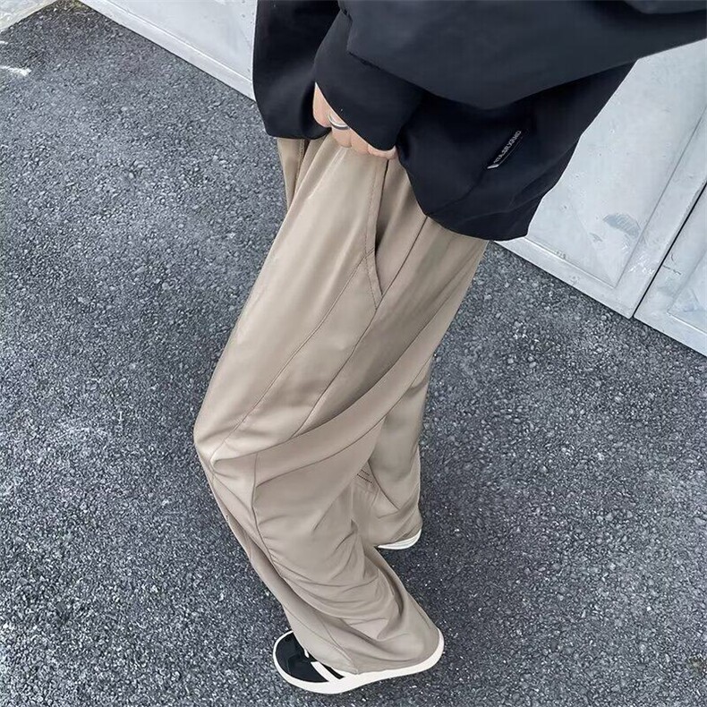2025夏季速干凉感薄款透气运动弯刀阔腿休闲裤CK1278-P35,男装休闲裤,星座313A-2
