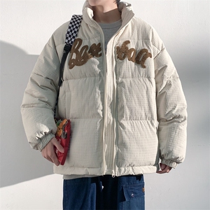 光影 2023冬季新款毛巾绣立领棉衣玉米格加厚棉服外套MYTC157P95图片