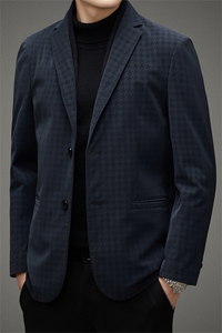 BH2296钱塘2020-2中年男士时尚休闲商务冬季厚款羽绒西服P220图片