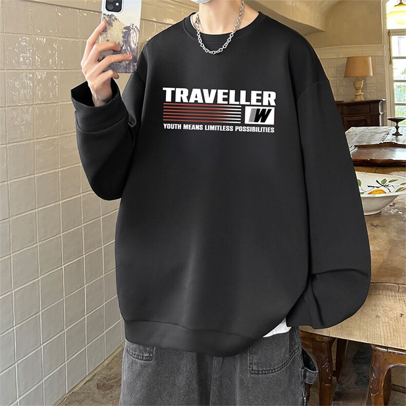 控38简约帅气百搭长袖t恤男大码卫衣T4359-P25,男装卫衣,电商A040