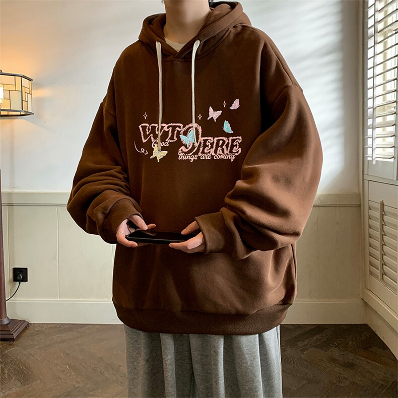 连帽卫衣男大码胖子帽衫大号运动服WY2443-P35,男装卫衣,电商A040