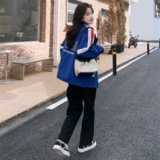 现货主推款2022年新品棒球服宽松外套女款号801-P125-K178，女装短外套，浙宝305