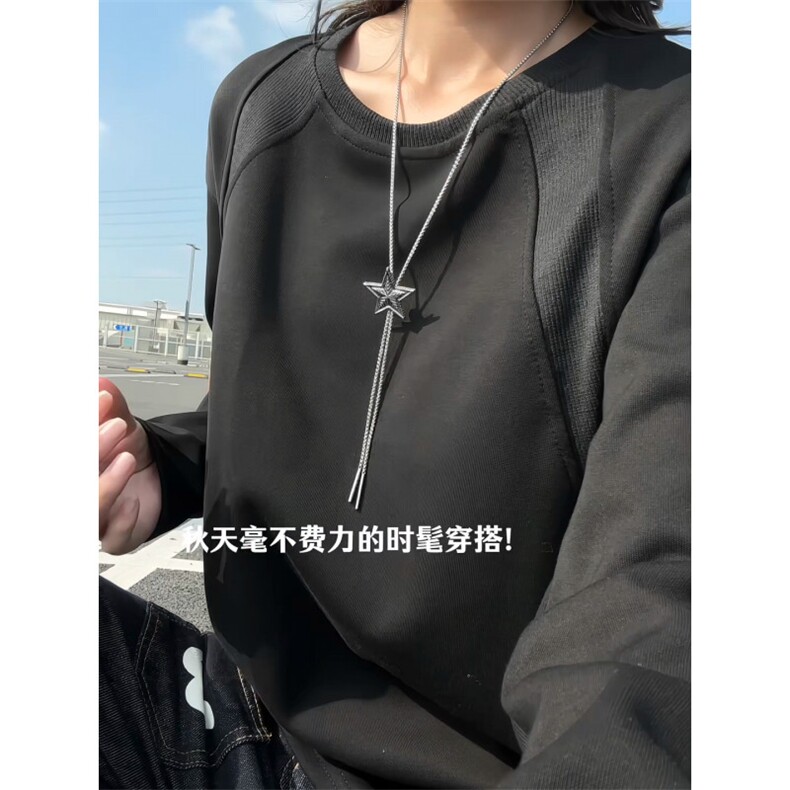 XZ809A/FK06/特P16270克华棉亨利领长袖T恤卫衣,男装T恤,星座809A(原222-1)
