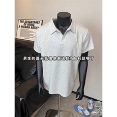 经典POLO衫，百搭又显瘦，A061-AT01091-特P25-视频截图，男装T恤，电商A061