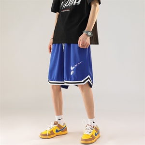 夏季男士运动短裤冰丝网格篮球速干五分裤DKV214-P23控38图片