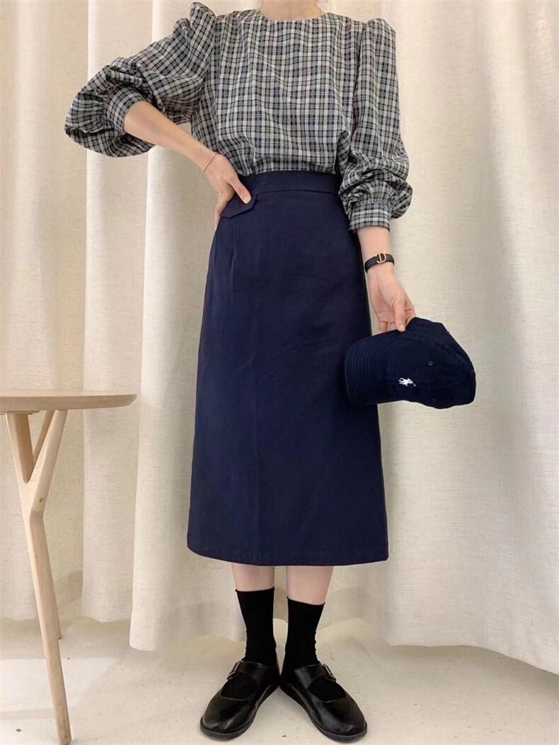 秋款半裙，女装半身裙，视线·L