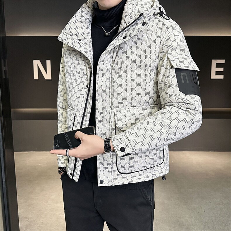 数据款2024新款羽绒服男士冬季加厚外套B240-YR9159-P225，男装羽绒服，电商B240