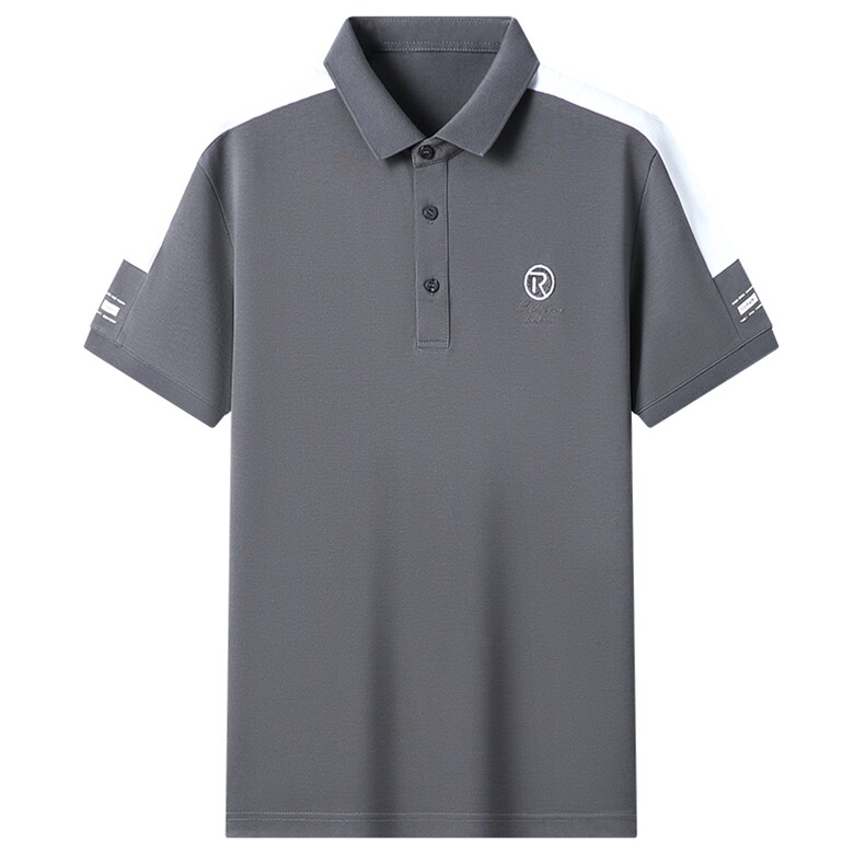夏季Polo衫纯棉商务休闲男装短袖t恤宽松翻领半袖体恤HP88312-P60,男装Polo衫,星座1105-3