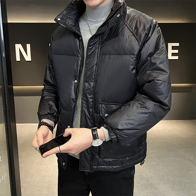 YR3316-P155冬季男装羽绒服工装口袋休闲保暖青年外套白鸭绒,男装羽绒服,星座703-1