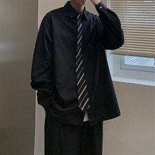 【2025春夏】假领带假两件长袖衬衫打底内搭外套男防晒衣女送领带,男装防晒衣,星座112A