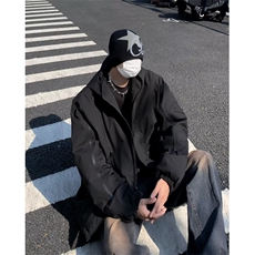 美式机能拉链工装高级感衣服加厚夹克棉衣YM75P78，男装棉衣，星座1116-2