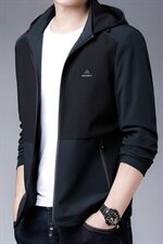 M2807钱塘2021-2春季男士连帽夹克商务高端男装P130控价不低238，男装夹克，钱塘207-2