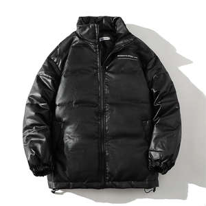 立领皮棉衣男加厚印花潮流情侣款棉服冬季棉袄子A266-PY2101-P80图片