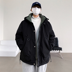 新款棉服石墨烯内里连帽加厚冬装情侣装韩版宽松棉袄MY8852-P105，男装棉衣，电商A128