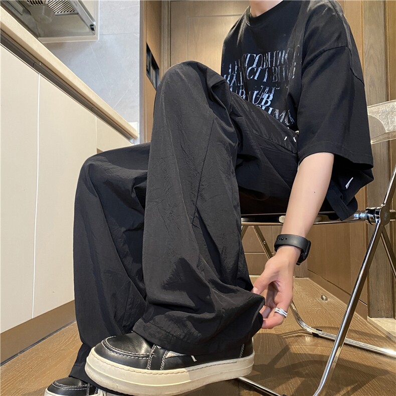 夏季新款户外宽松速干褶皱设计休闲伞兵裤B315-K25406-特p30控58,男装休闲裤,电商B315