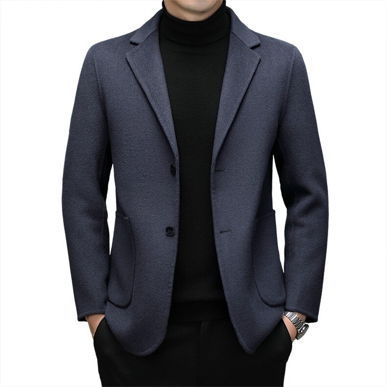 M6801-78钱塘2020-3商务休闲冬季厚款百搭中年男士西服外套P270,男装西服,钱塘207-3
