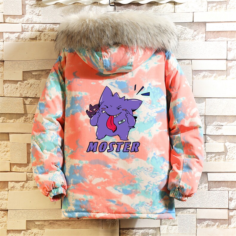 MC49087-P135日系潮棉衣男大码派克服男工装棉服外套棉袄砖墙,男装棉衣,电商A040A