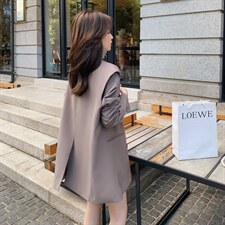 时尚简约大方气质优雅收腰显瘦休闲修身百搭潮流两件套2022年春季，女装套装/套裙，菡迪欧娜