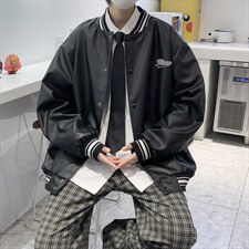 潮流夹克潮男春季棒球领皮衣夹克J10P70，男装夹克，星座1116-2