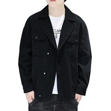 秋冬新款男士翻领灯芯绒休闲西服外套夹克男士上衣JK861-P60，男装夹克，星座1403B