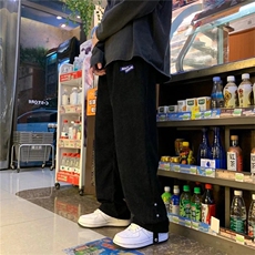 灯芯绒运动长裤韩版宽松百搭潮牌工装裤春秋季休闲裤子K5551-P28，男装休闲裤，星座512-2