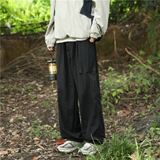 工装裤高街潮牌宽松休闲裤男山系直筒防水登山长裤K7414-P37，男装休闲裤，星座512-3