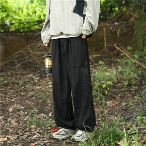 工装裤高街潮牌宽松休闲裤男山系直筒防水登山长裤 K7414-P37图片