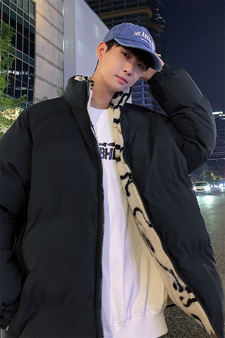 港风2026新品冬季宽松情侣装男装棉衣棉服冬装加厚外套D003-P88,男装棉衣,星座717