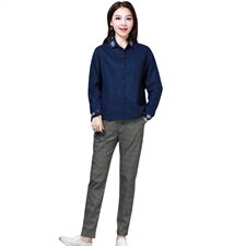 修身百搭优雅休闲长袖套装/套裙2021年夏季潮流简约个性显瘦，女装套装/套裙，奕阳依阁