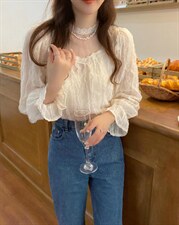 〈现货〉春季新款蕾丝打底衫，其它，MAN YU 蔓羽