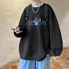 控38简约帅气百搭长袖t恤男大码卫衣T4173-P25加绒款-P35，男装卫衣，电商A040