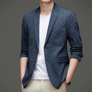 DJ2299钱塘2020-3新款时尚休闲百搭简约西服中年男士货稳P147图片