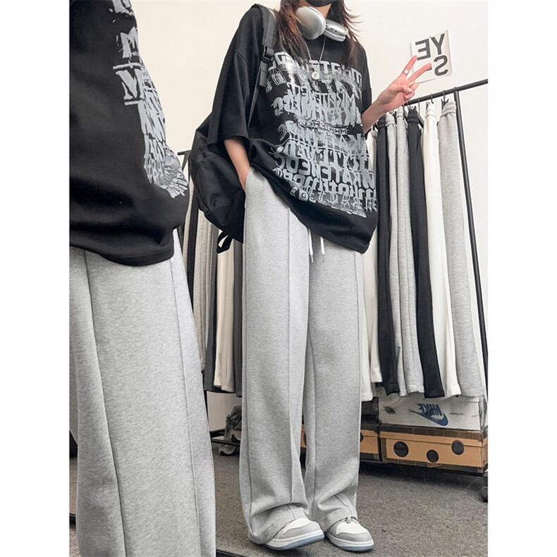 2023对镜自拍百搭修身显瘦显高卫裤WK70-1特批25-加绒特批35,男装休闲裤,星座718-1