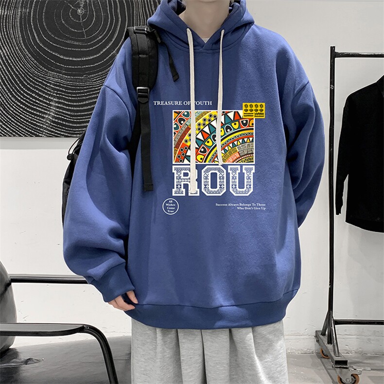 8XL连帽卫衣男大码胖子帽衫大号运动服WY2370-P35,男装卫衣,电商A040