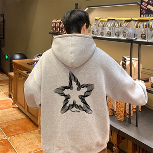 ！连帽圆领卫衣男装港风帽衫男 LM174-P35图片