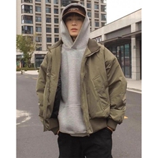 美式飞行夹克男款春秋cleanfit短款外套廓形机车棒球服J102，男装夹克，星座1116A（原606A-3）